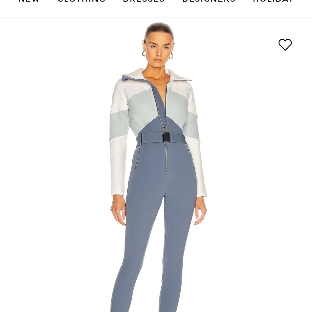 Cordova Alta Belted Colorblock Luxury Ski Suit size M NWT